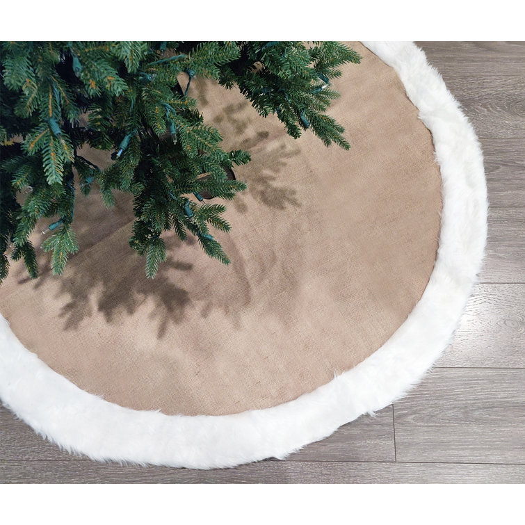 Fennco Styles Faux Fur Tree Skirt Wayfair Canada